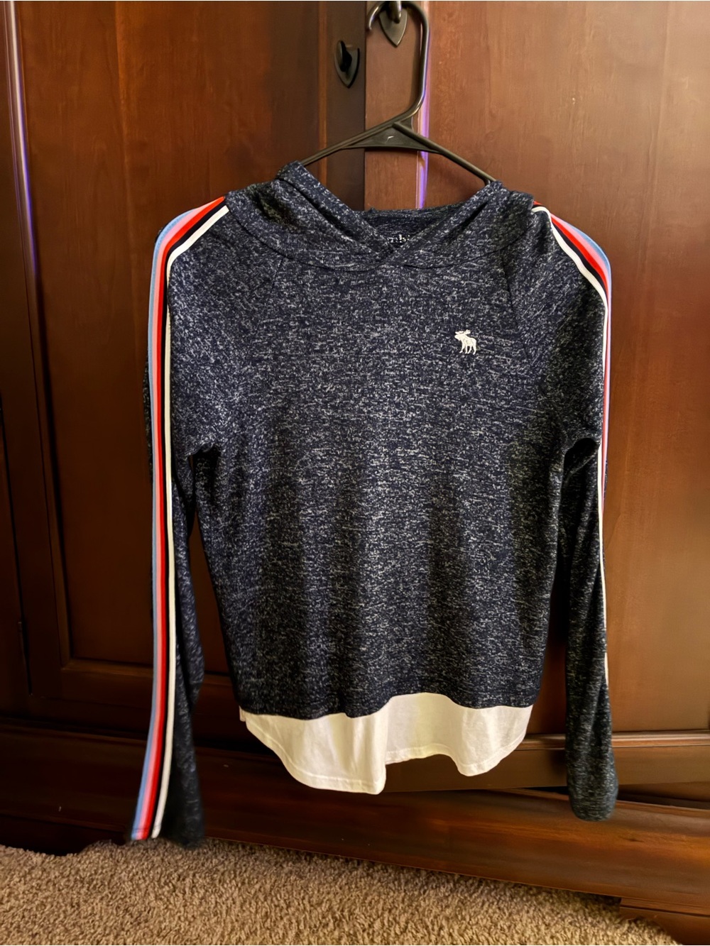 Abercrombie kids Dark Blue Heather Pullover